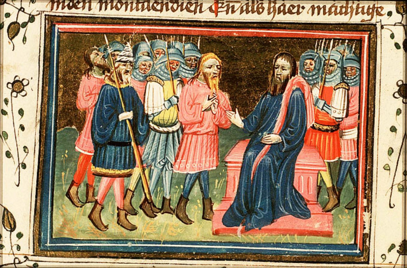 Azor masters: Achior before Holofernes