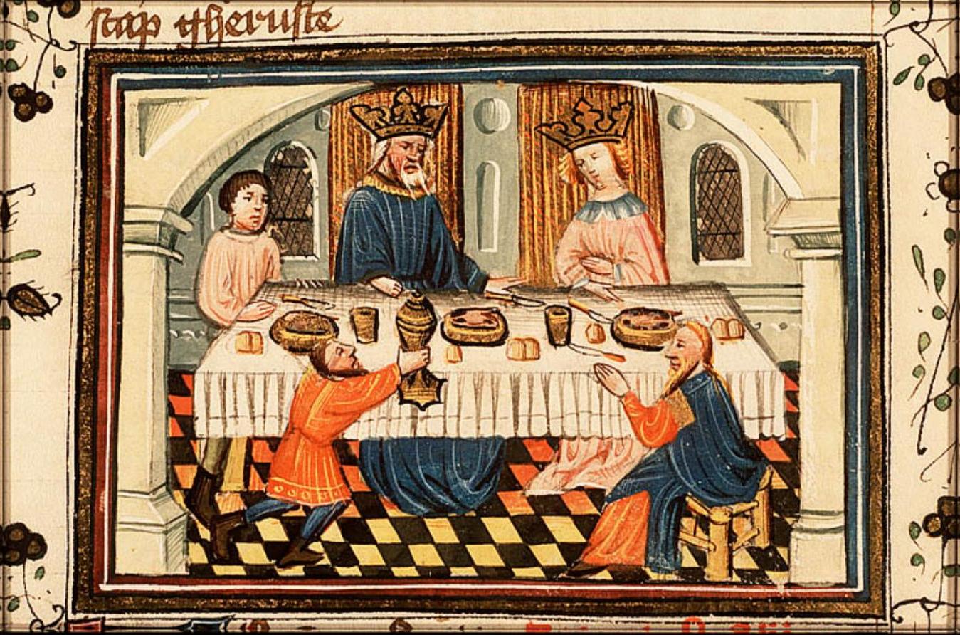 Azor masters: Haman and Ahasuerus visit Esther