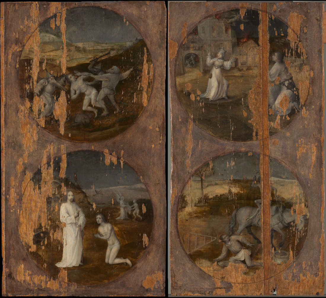 Jheronimus Bosch: Flood panels, outsides