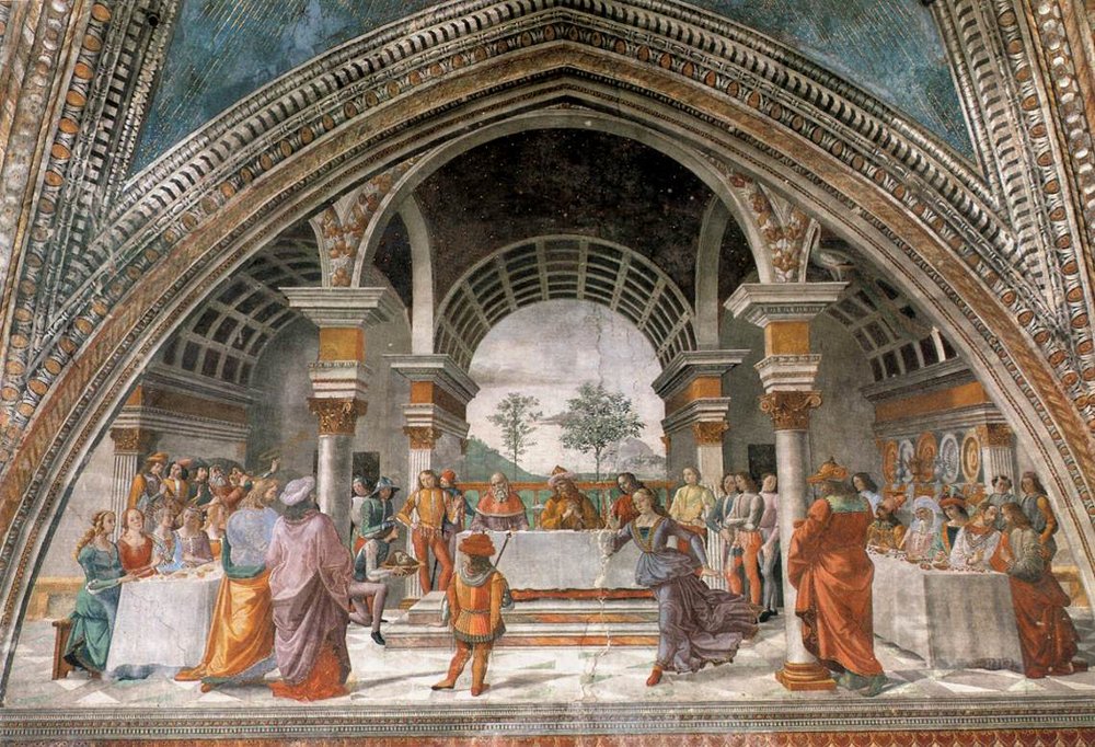 Domenico Ghirlandaio: Herod's Banquet