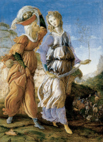 click for a larger version Botticelli (Sandro Filipepi): Judith Returns to Bethulia