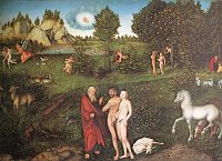 click for a larger version Lucas Cranach the Elder: Paradise