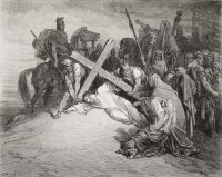 Gustave Dor�: Jesus Collapses Under the Cross