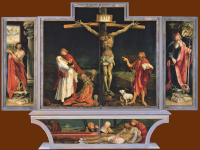 click for a larger version Matthias Grünewald: Isenheim Altar - closed