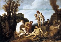 click for a larger version Pieter Lastman: The Lamentation of Abel