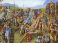click for a larger version Michelangelo Buonarroti: The Martyrdom of St Peter