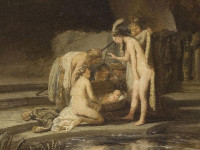 click for a larger version Rembrandt Harmensz. van Rijn: Moses Found