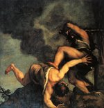 click for a larger version Titian: Cain and Abel