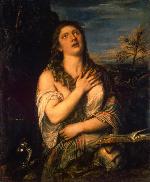 click for a larger version Titian: Penitent Mary Magdalene (1565)
