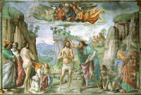 click for a larger version Domenico Ghirlandaio: Baptism of Jesus