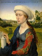 click for a larger version Rogier van der Weyden: Mary Magdalene (1450)