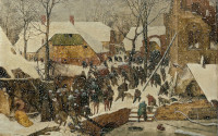 Pieter Bruegel the Elder: The Adoration of the Magi in the snow