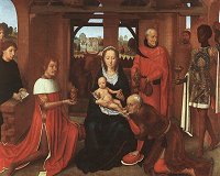 click for a larger version Hans Memling: The Adoration of the Magi