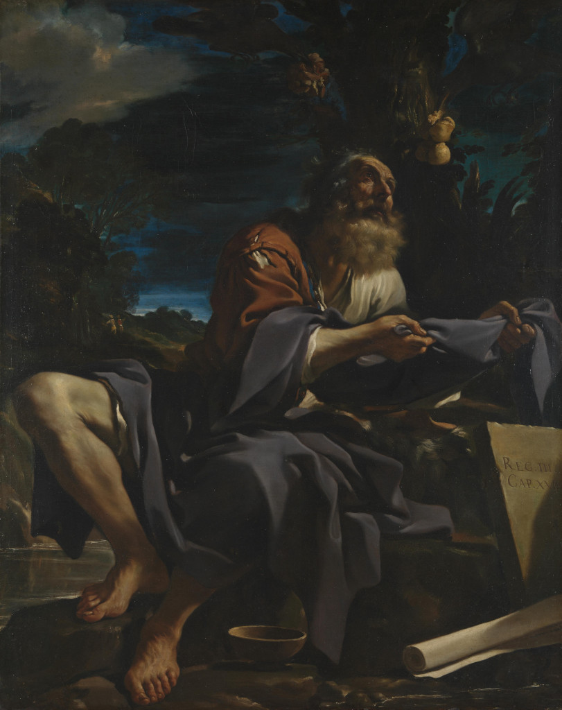 Il Guercino: Elijah fed by Ravens