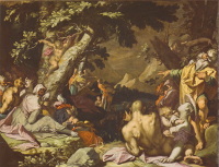 Abraham Bloemaert: The Feeding of the Multitude (1593)