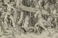 Underway to Golgotha Jesus collapses