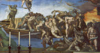 Michelangelo Buonarroti: The Last Judgement (detail 1)